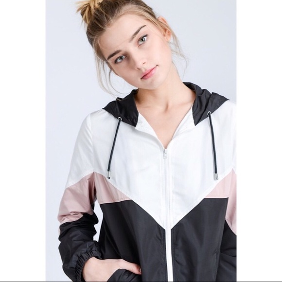 Color-block Lightweight Windbreaker - Picture 3 of 6